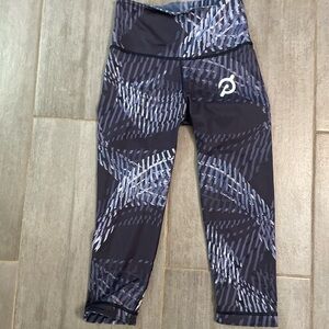 Peloton Black, Blue, and Gray Leggings